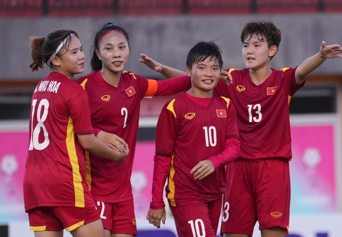 U19 nữ Việt Nam vào Bán kết với vị trí nhất bảng (Ảnh IT)
