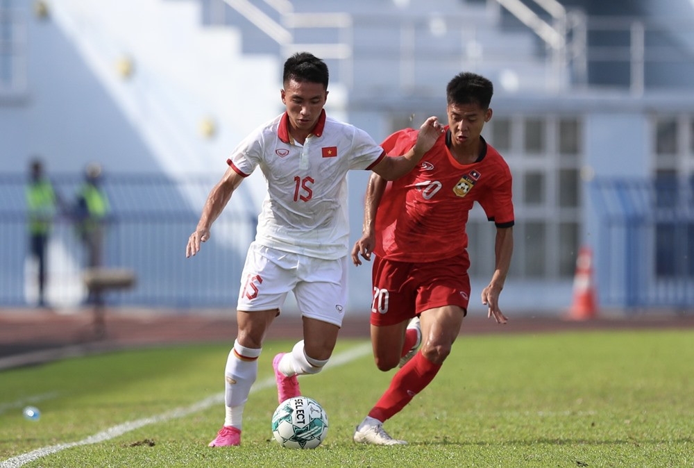 U23 Việt Nam rộng cửa đi tiếp tại giải U23 Đông Nam Á 2023 (Ảnh IT)