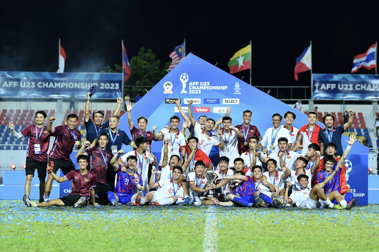 U23 Việt Nam bảo vệ thành công chức vô địch U23 Đông Nam Á 2023 (Ảnh IT)