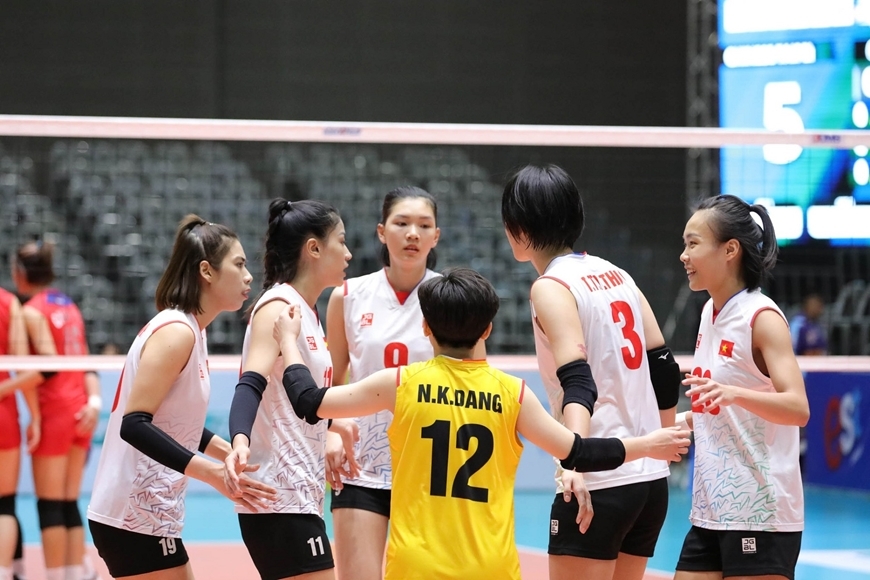 Đội tuyển bóng chuyền nữ Việt Nam có nhiều cơ hội tạo ra thêm kì tích trước Trung Quốc (Ảnh IT)