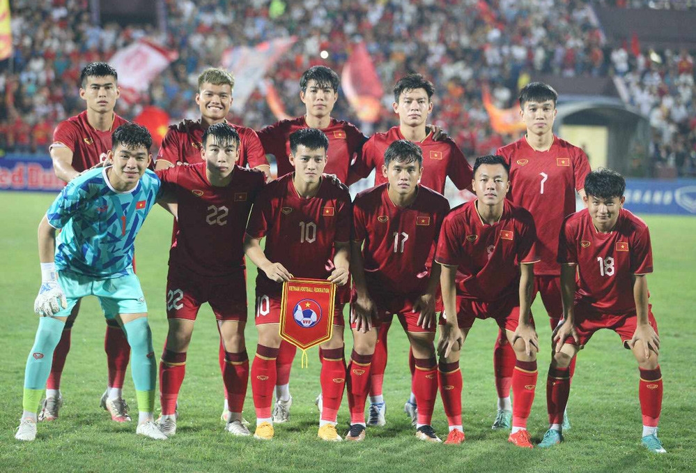 U23 Việt Nam xây chắc ngôi đầu bảng (Ảnh IT)
