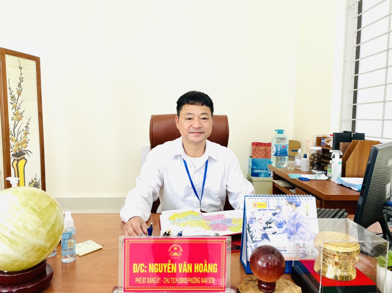 Ông Nguyễn Văn Hoằng, Chủ tịch UBND phường Nam Sơn (TP. Bắc Ninh) 