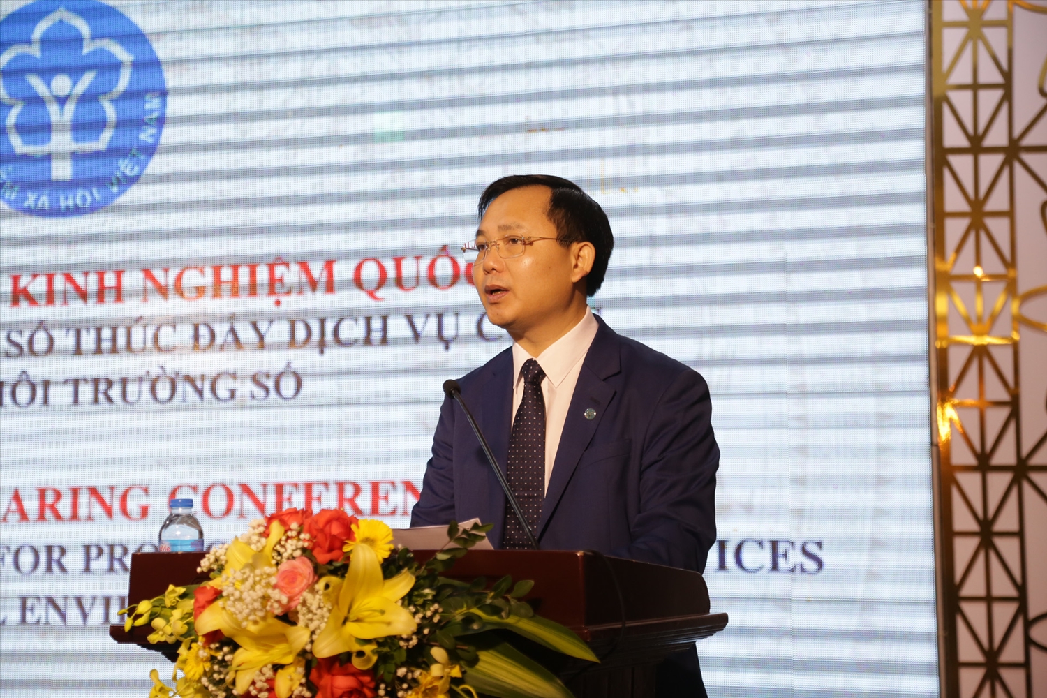 Phó Tổng Giám đốc BHXH Việt Nam, Ông Chu Mạnh Sinh phát biểu khai mạc Hội thảo